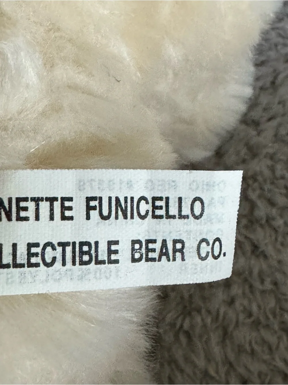Annette Funicello Bear Belly Buttons Plush 15” Jointed Teddy Stuffed Animal Soft